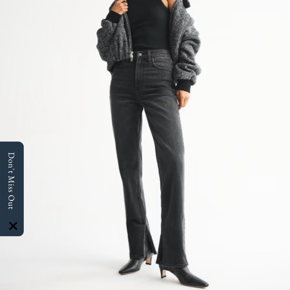 Abercrombie & Fitch Black Flare Jeans